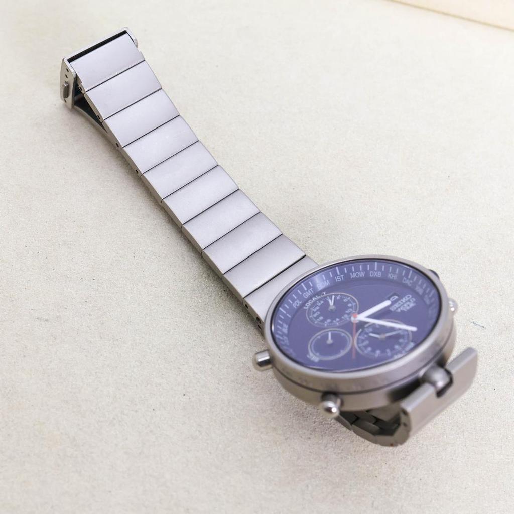 [USED] Working SEIKO watch, limited to 2000 pieces, commemorative titanium Blue Planet 2313