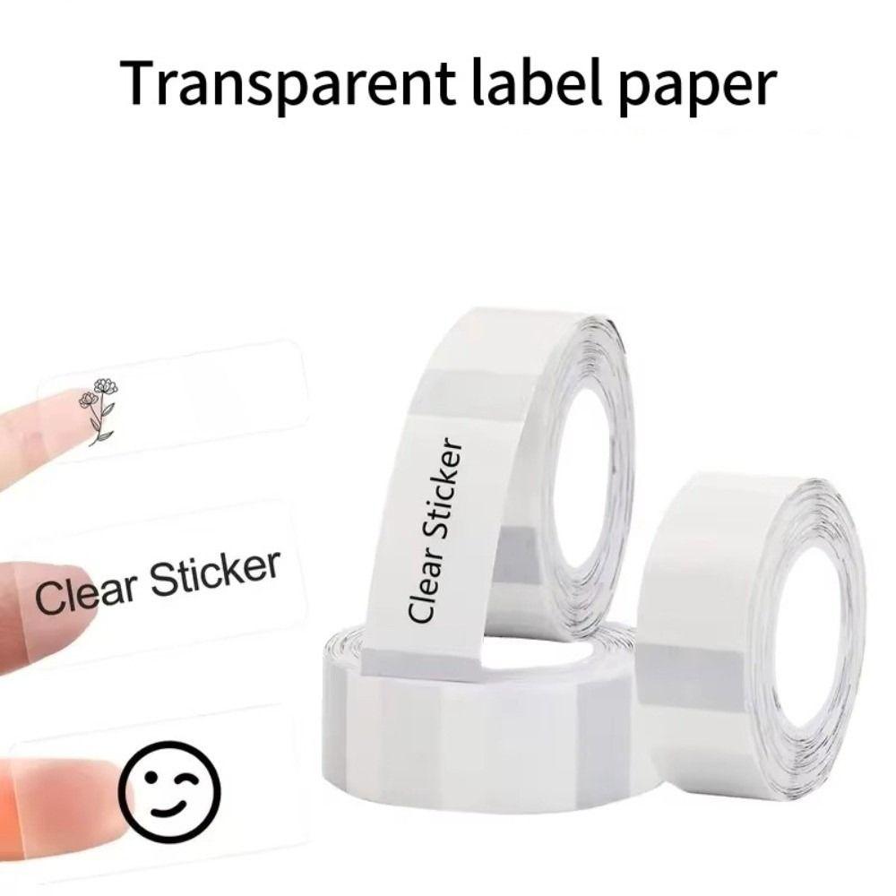 Waterproof Thermal Printer Stickers Tear-Resistant Replacement Thermal Printing Label Paper Multifunctional