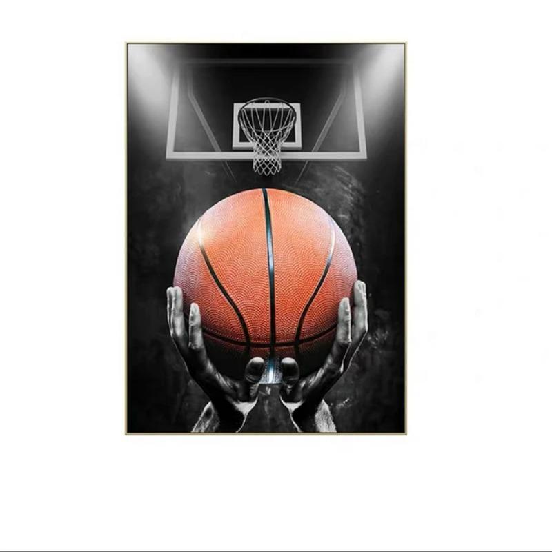 Basketball Player Canvas Painting Basketball Dream Inspirational Quotes Posters and Prints Wall Art for Living Room Home Decor