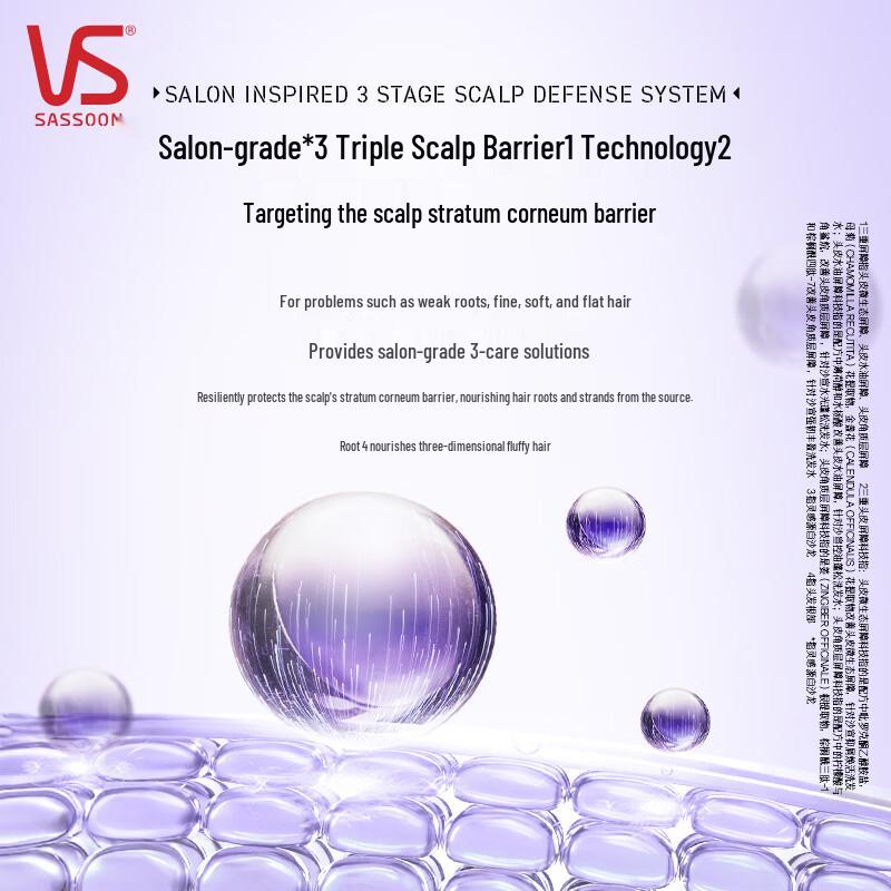 Vidal Sassoon Strong & Voluminous Shampoo Twin Pack