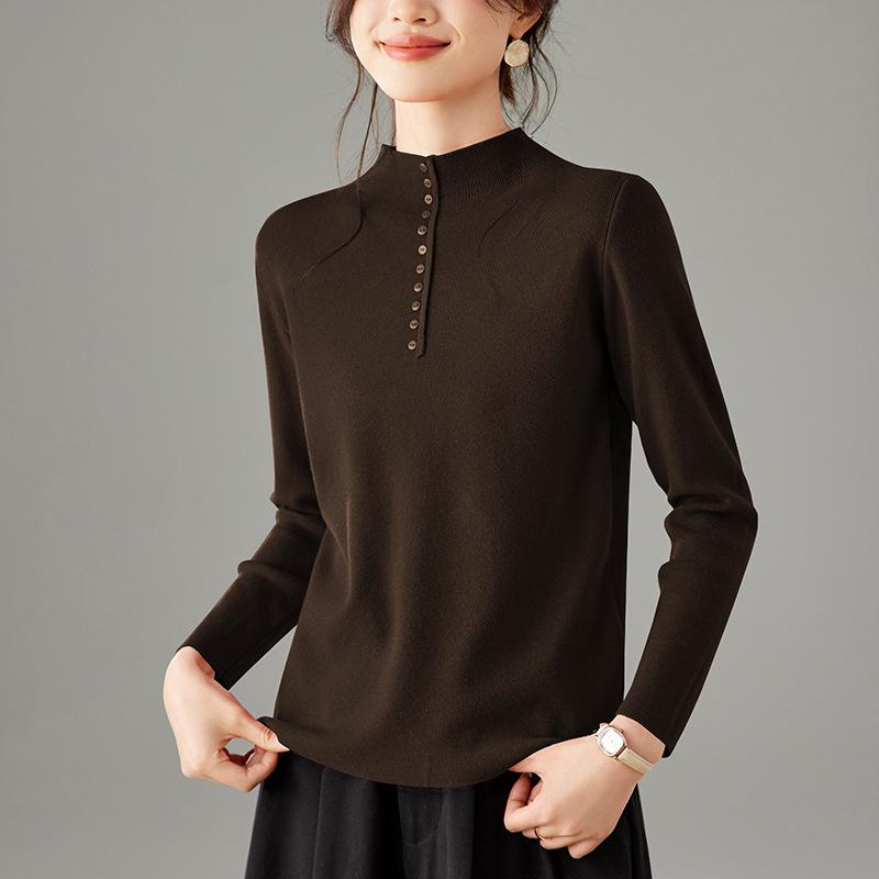 Damen Premium Winter Rollkragenpullover Top - Vielseitige kurze Basisschicht (2025)