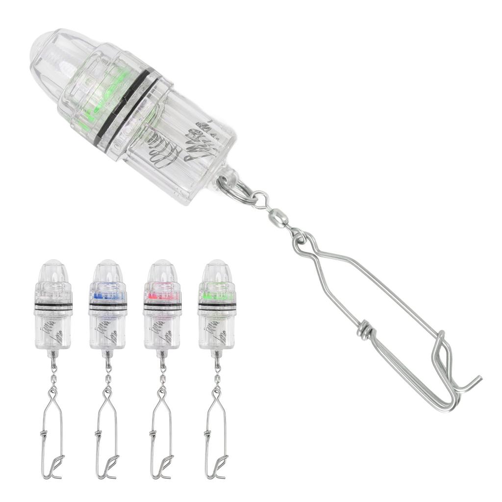 Fish Attracting Indicator Underwater Deep Drop LED Fish Lure Light with Metal Reinforced Large Pin H