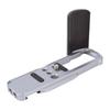 L Bracket Handgrip Fit for   X 100VI Camera Aluminum L Shape Quick Release Plate with Wood Grip 1Celsius4 Inch Screw Hole