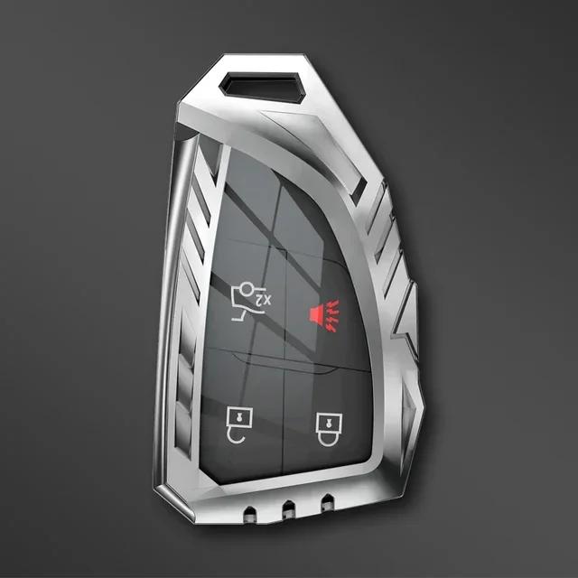 Car Key Cover Case for Chevrolet Tahoe Suburban for GMC Yukon for Buick ENVISION S Plus Avenir 2020 2021 2022 2023