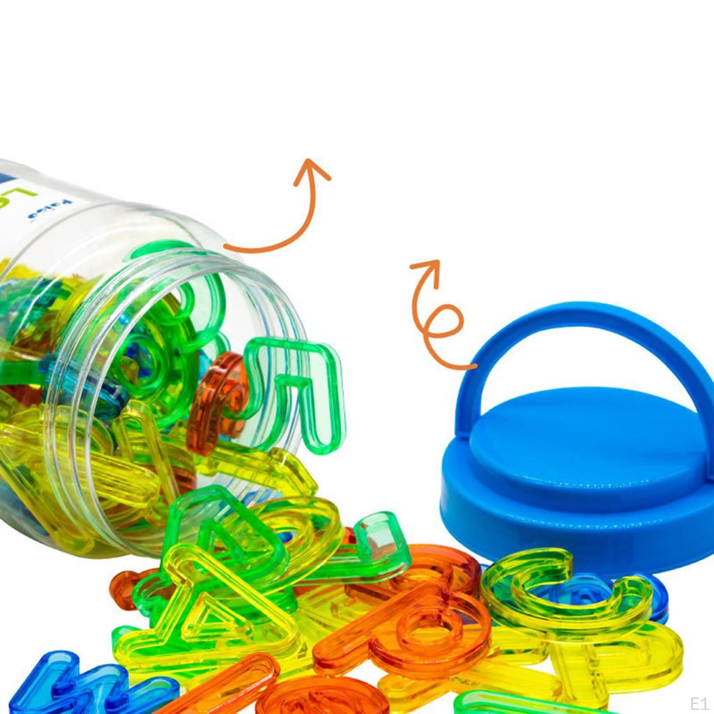 Alphabet Recognition Toys Transparent Number Toy for Boy Girl Toddler Baby