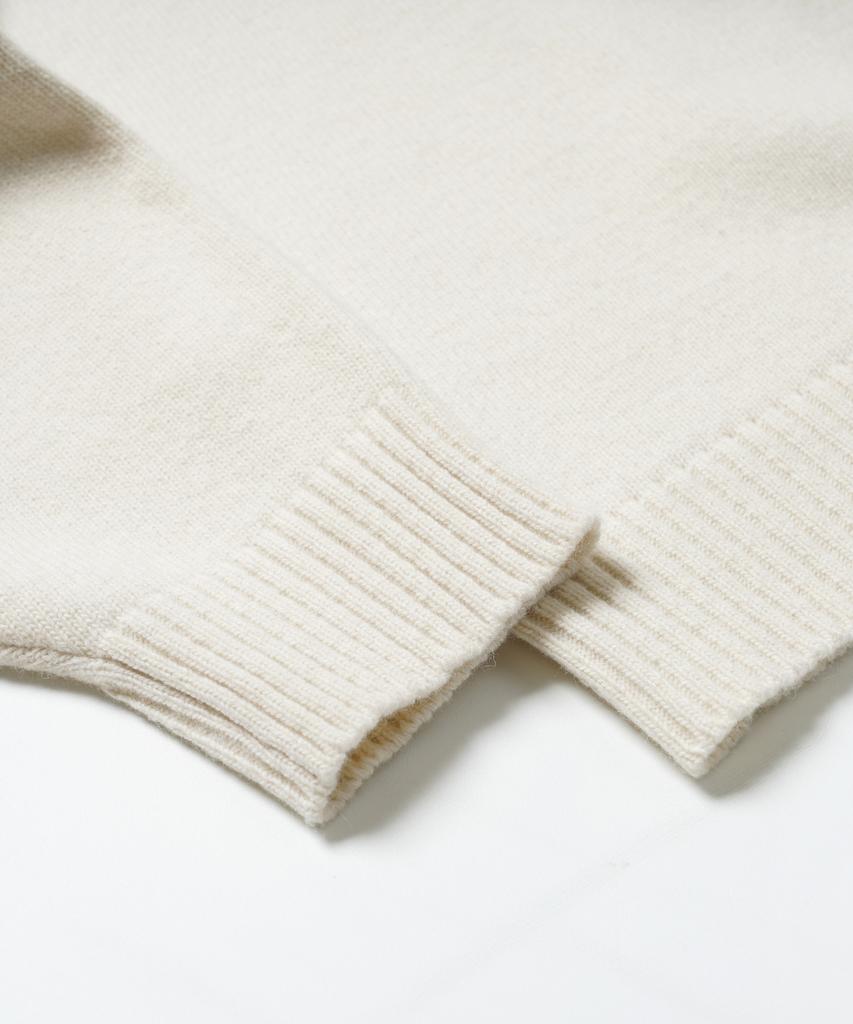 FRIZMWORKS Wool Collar Knit Pullover _ Ivory