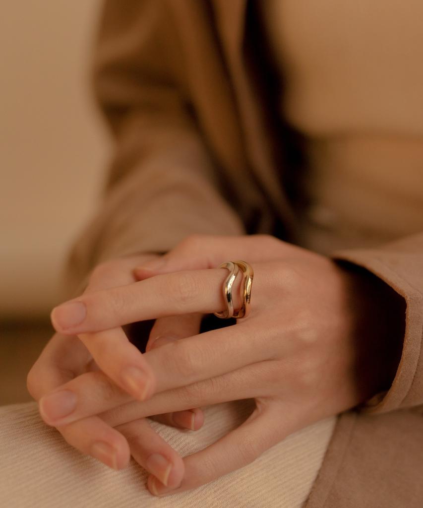 Novice Tokyo Stack Ring Set 2 Sets / Mix