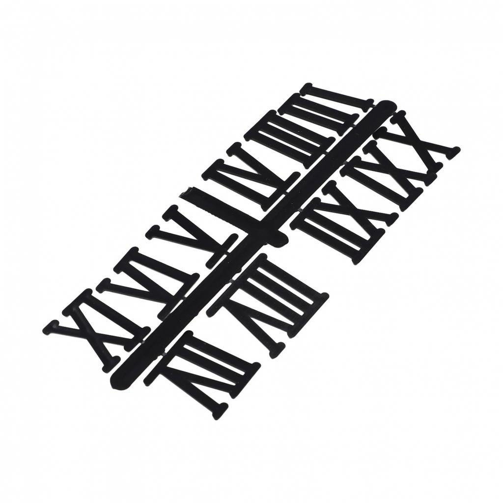 DIY Clock Numerals Parts Gold Plastic Roman Numerals