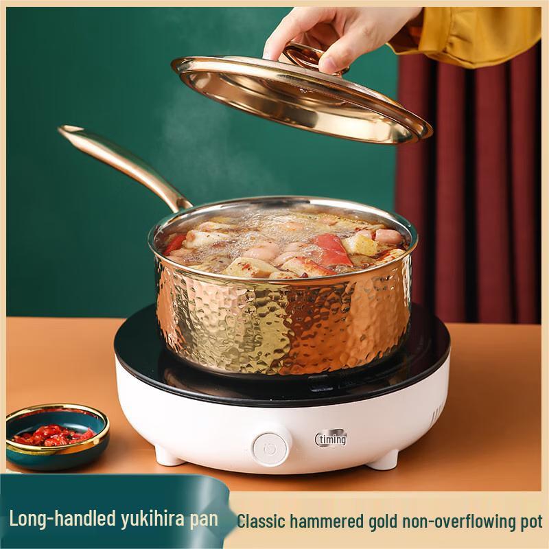 304 Stainless Steel Single Handle Soup Pot