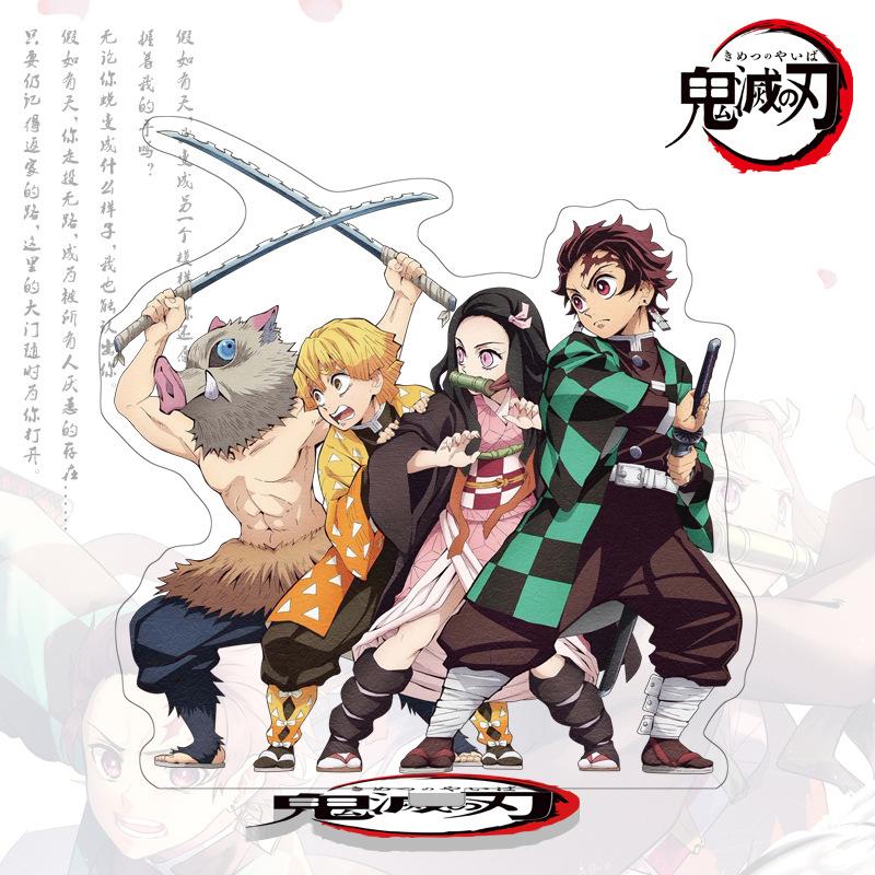 High Quality Anime Demon Slayer Kimetsu no Yaiba 1 40 Large Acrylic Stand Figure Display Statue Kamado Tanjiro Nezuko Merchandise
