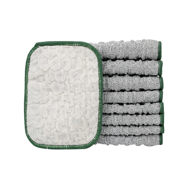 

Bubble Double-sided Dishcloth Thickened Absorbent Household Scouring Cloth Not Easy To Stain With oil, special rag for kitchen, dishwashing artifact 1pc