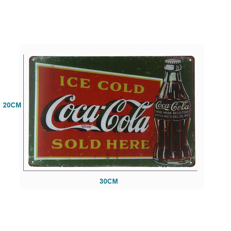 1pc Retro Metal Poster Coffee Sign Decor Plaque Vintage Tin Sign House Art License Poster Cafe Bar Metal Plates Wall Home Decor