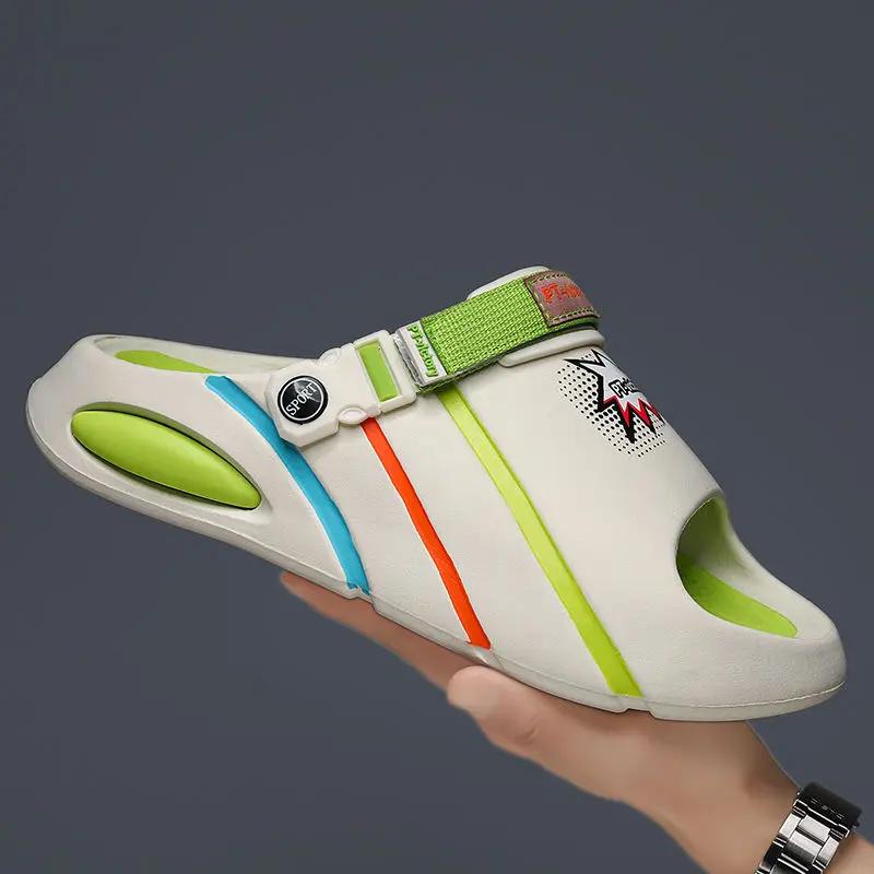 FashionMale Slipper Platform Pvc Men's Shoe Casual Summer Sale Adult Designer Luxury Elegant Fun Clappers 2024 Eva Style Trend Slides