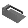 Toilet Paper Holder Stainless Steel Wall Mounted Toilet Paper Roll Holder with Shelf Matte Black