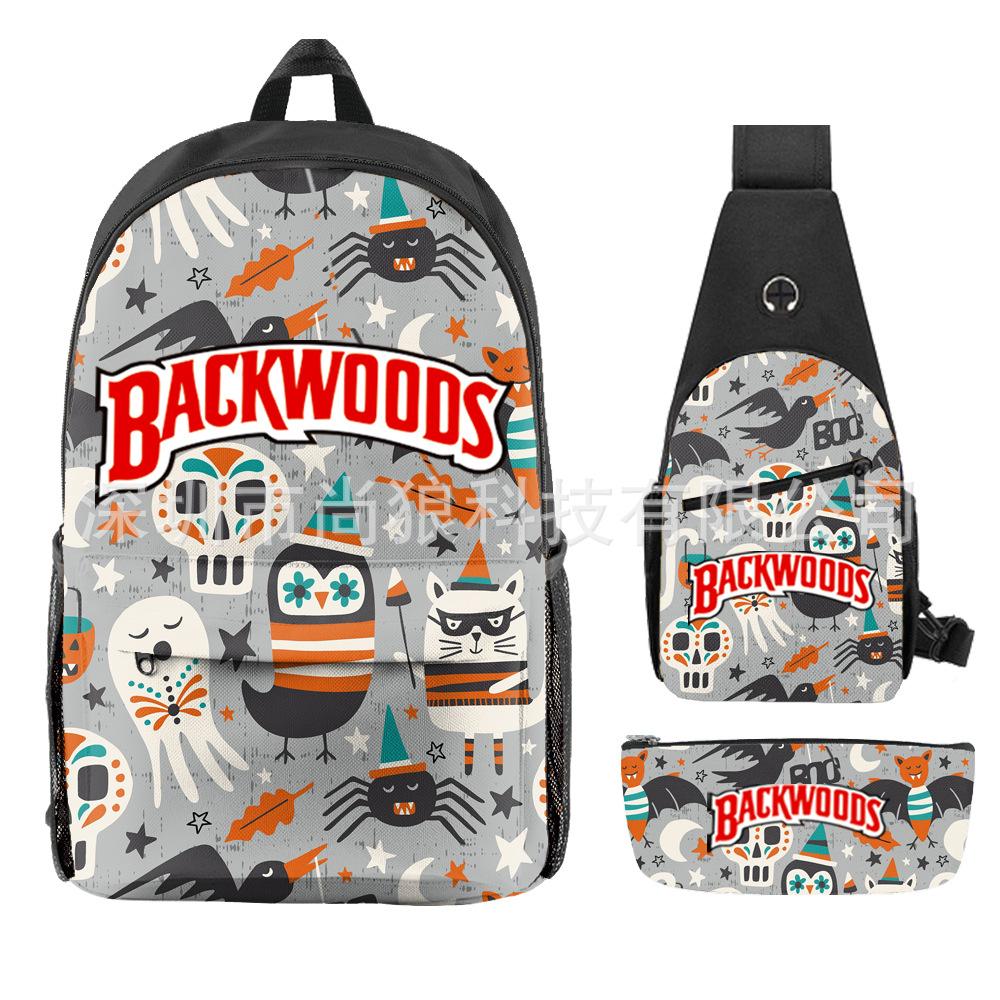 Student School Bag Backwoods Backpack Shoulder Bag School Bag Large Capacity Water-Proof Backpack