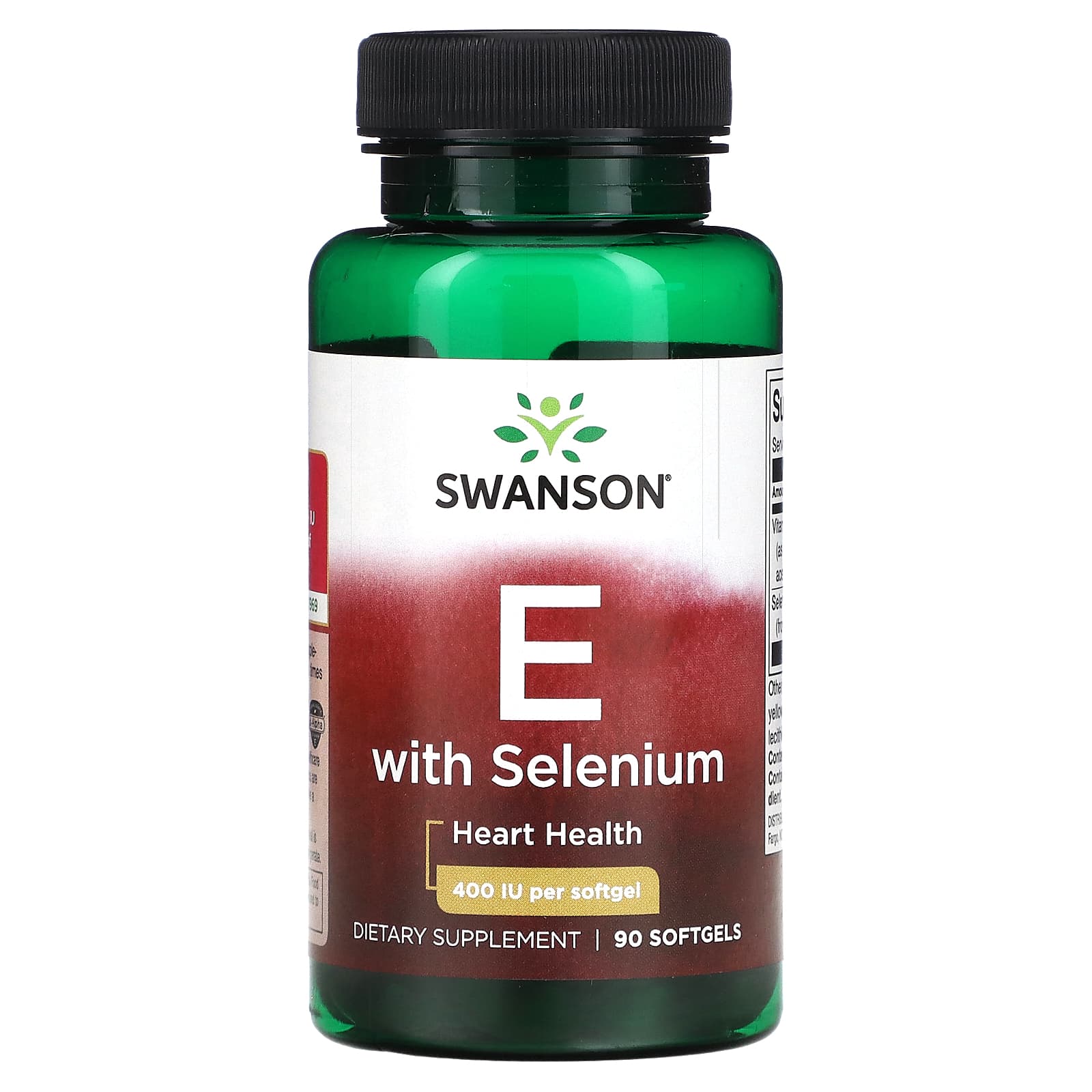 

Vitamin E with Selenium, 400 Iu, 90 Softgels