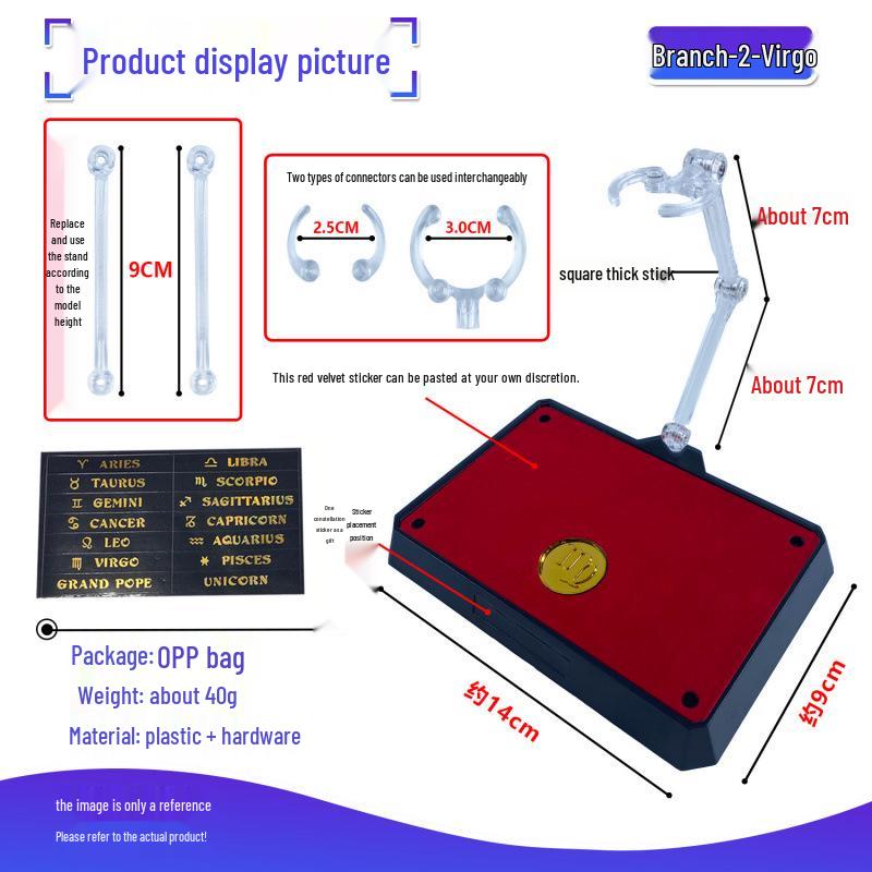 Gundam Gold Coin Nameplate Stand Set for Model Figures