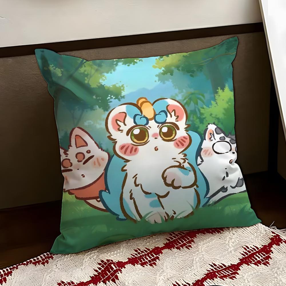 Cute You Shou Yan Cushion Cover Reversible Soft Durable Pillow Cover Home  Car MultiScene Use for Daily Comfort
