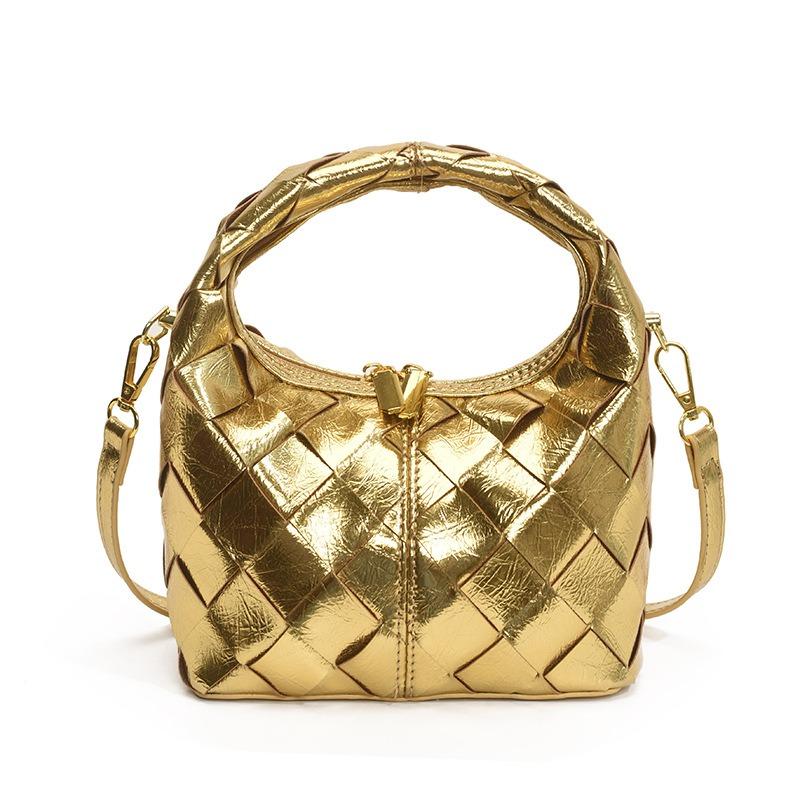 Nischen-Webhandtasche Damentasche Sommer Temperament Diamant vielseitig Pendler Umhängetasche Tide