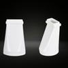 Flat Ducting Adaptors To Round Converter Dryer Vents Hose Adapters Rectangular To Round Straight Channel Connector