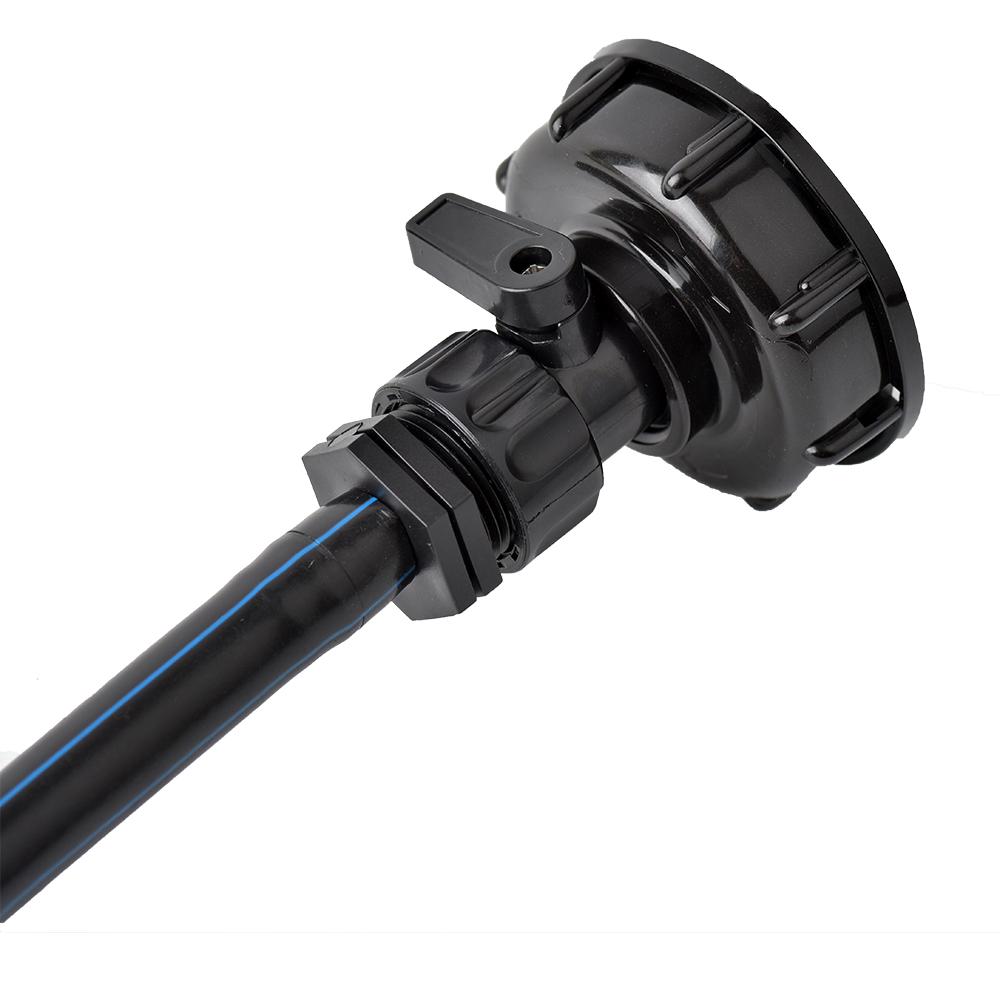 Adapter zbiornika IBC 1000L S60*6 Grubo gwintowany ze złączką do węża ogrodowego 16/20/25mm Złączka do węża Przyłącze rury irygacyjnej