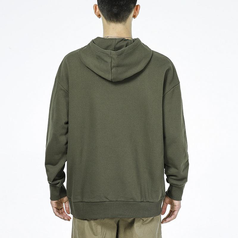 Puma Logo Print Strick-Hoodie Herren Oberteile Militärgrün 533114-44