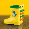 Kinderregenlaarzen voor Jongens en Meisjes, Halflange Dinosaurus Regenlaarzen voor Peuters en Baby's, Antislip Regenlaarzen voor Leeftijden