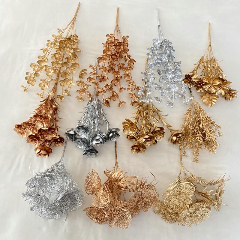 Decorative Plastic Bouquet With Pine Cone Wildflowers For Photography Props Home Interior 73 Chars