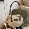 Fashionable Handbag Simple and Individual Underarm Bag Large-capacity Casual Color-matched Single-shoulder Women's Bag
