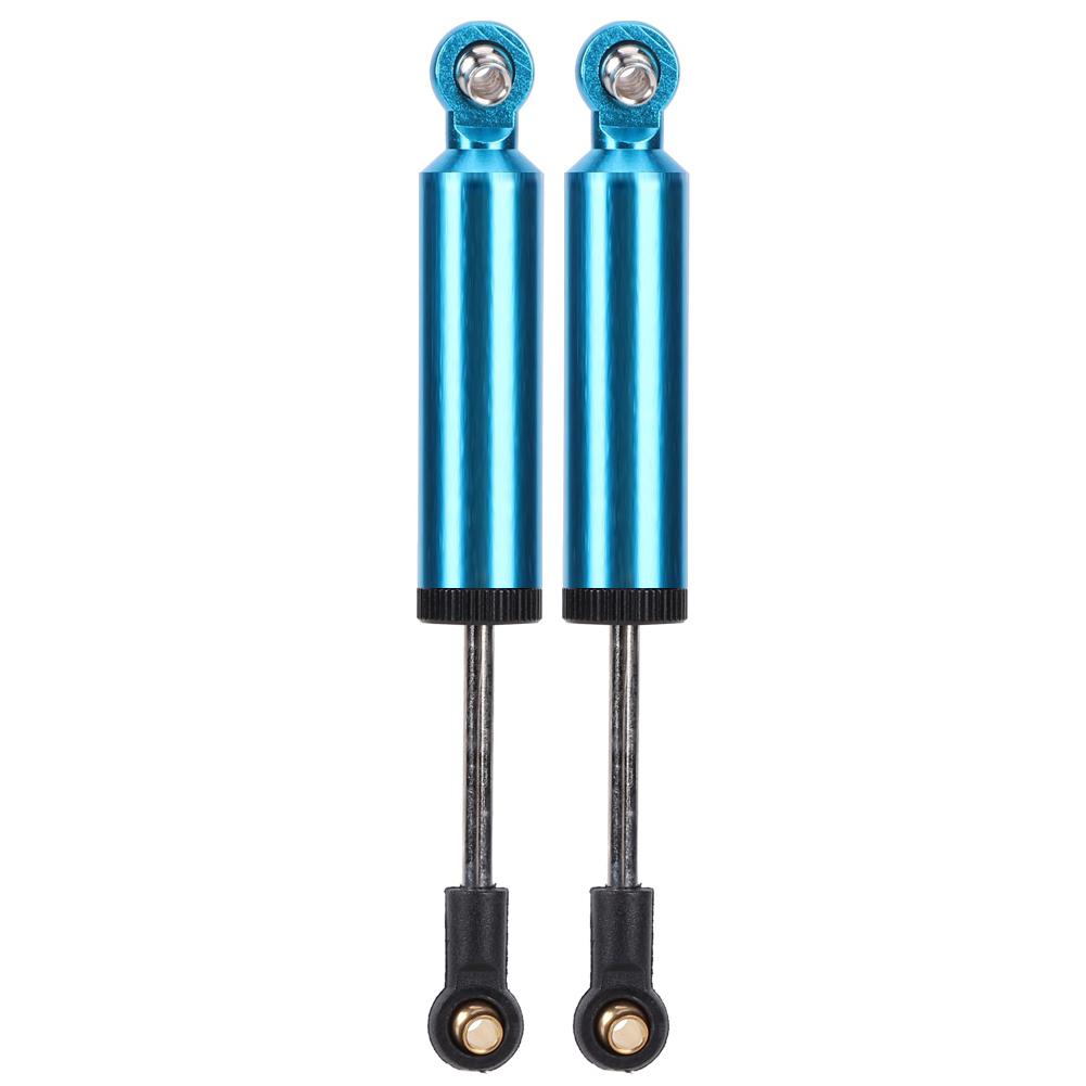 2pcs Aluminum Alloy Shock Struts Damper Fit for SCX10 TRX4 1 10 RC Car AccessoryBlue