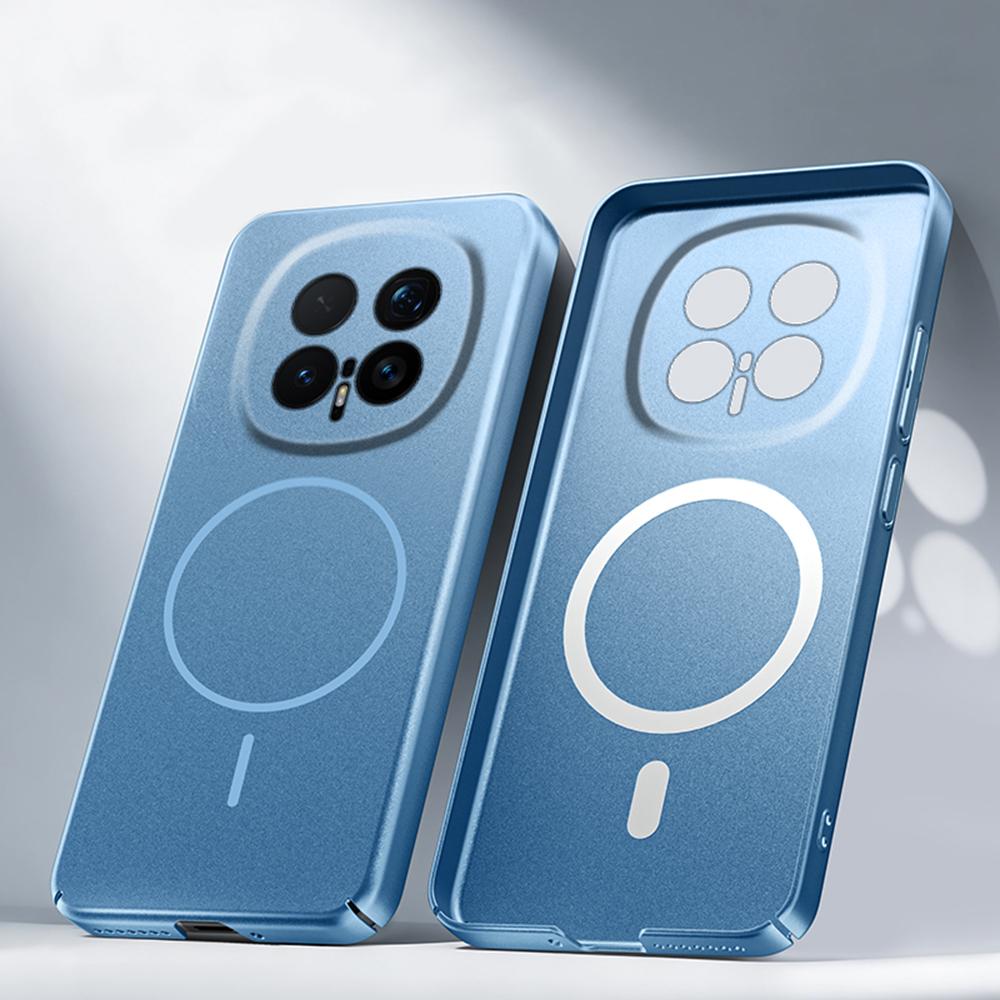 Thin Metallic Paint PC For  Magnetic Case For Huawei Honor 00 Magic 8 7 6  Pro Camera Protection Matte Shockproof Cover