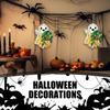 Ghost Sun Catcher Ghost Halloween Tree Decorations 2D Cute Spooky Pendant Sun Catcher For Window Decor Indoor Outdoor Holiday