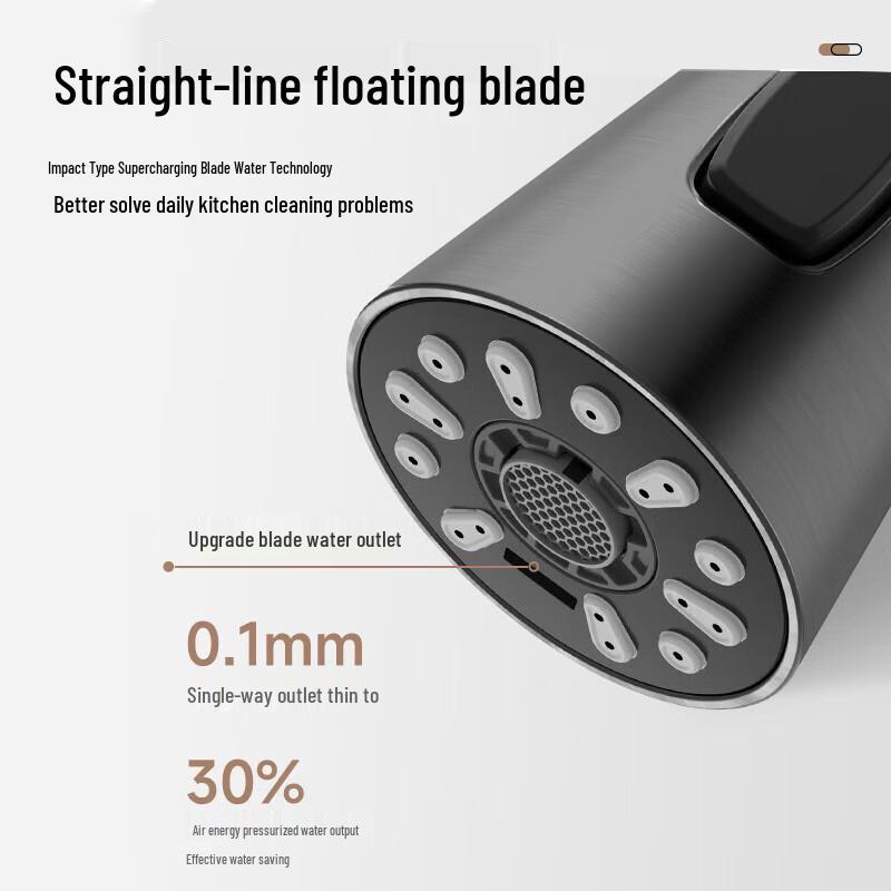 ARROW Stainless Steel Pull-Out Kitchen Faucet