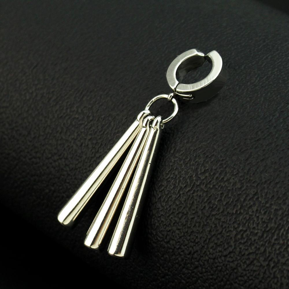 Anime One Piece Roronoa Zoro Cosplay Earrings Sauron Ear Clips Golden Pendant Hook Earrings For Women Men Jewelry 3Pcs/Set
