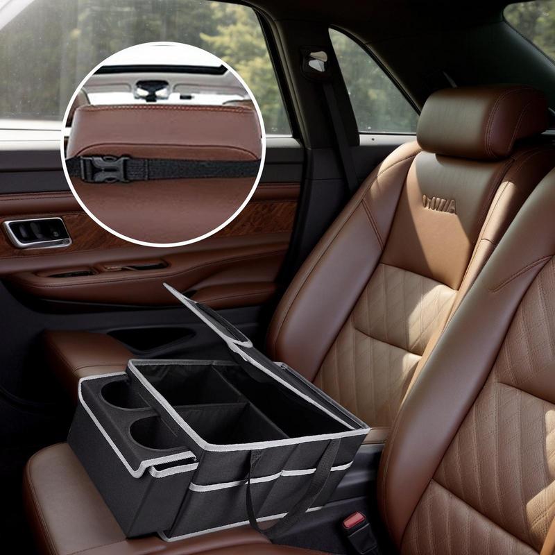 

Trunk Organizer For Car Car Trunk Storage Organizer With Multiple Compartments Cup Holder Foldable For Travel Interior Bed Road China Mainland