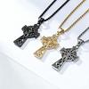 2026 Nordic Viking Celtic Triangle Knot Cross Necklace Medium Frigid Hipster Wear Lanyard Pendant
