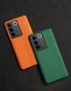 Vivo Nex3 Genuine Leather Half-Cover Protective Case with Litchi Pattern