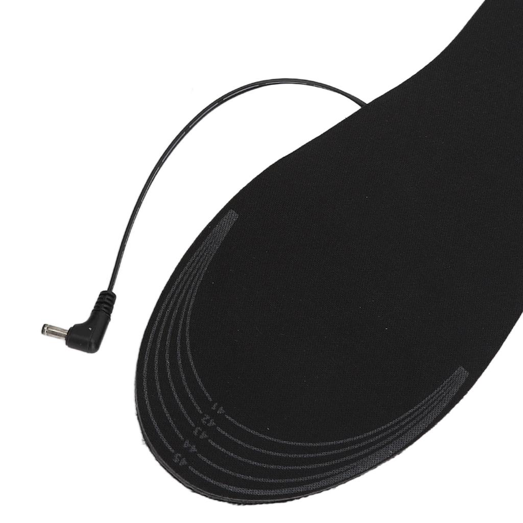 2Pcs Heated Insoles L Size USB Plug In Washable Foot Warmer Electric Heated Soles for Men