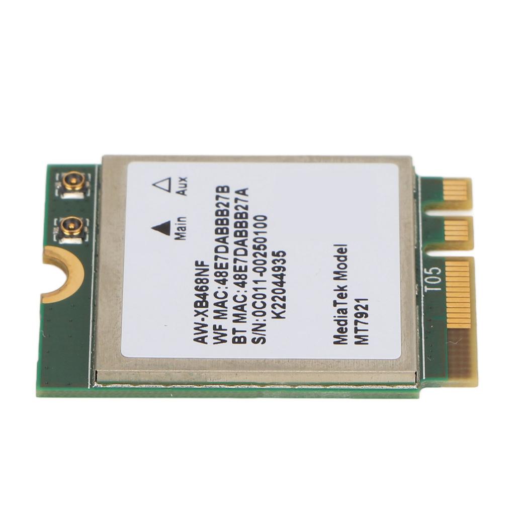 MT7921 NGFF M.2 Network Card 1800Mbps 2.4Ghz 5Ghz Dual Band WiFi Wireless Card for Windows 10 11