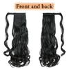 Synthetic Long Wavy Ponytail Extensions Wrap Around Hair Ponytails Wavy Clip In Hairpieces For Women