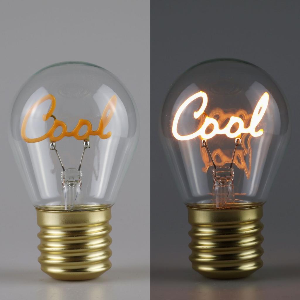 Niedliches Cartoon LED-Glühbirne Nachtlicht, Wiederaufladbar, Bunte Dekorative Tragbare Lampe