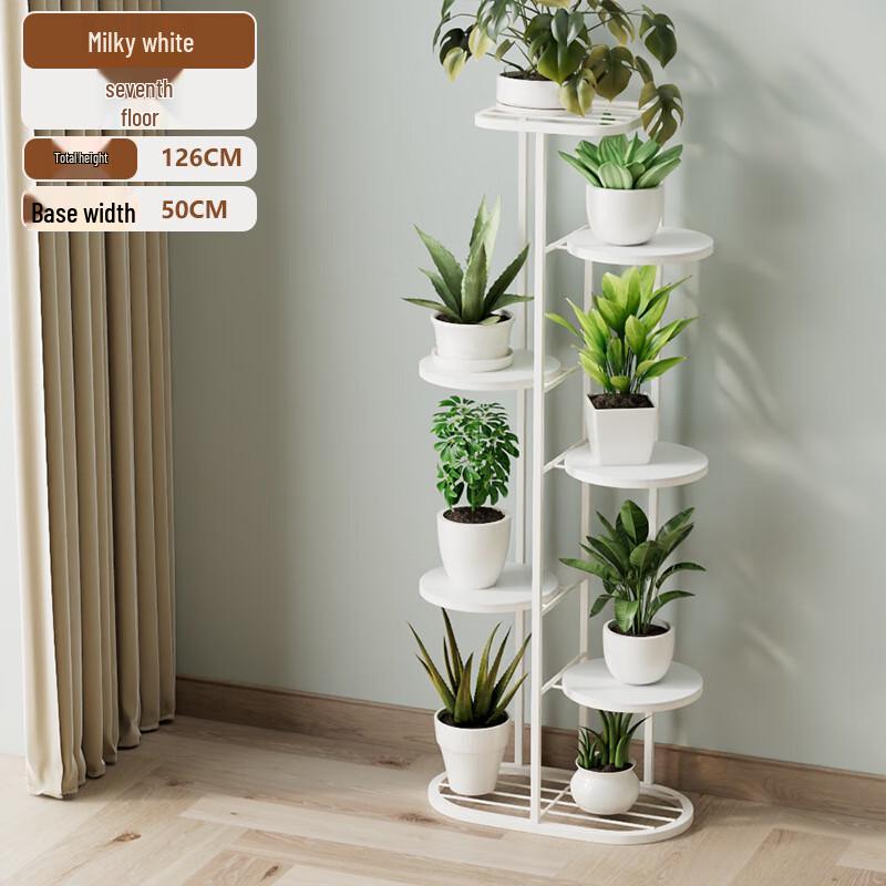 Современная многоярусная подставка для растений из кованого железа