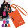 Candy Color Square Shoulder Bag Multifuctional Mobile Phone Pouch Simple Coin Pouch  Outdoor