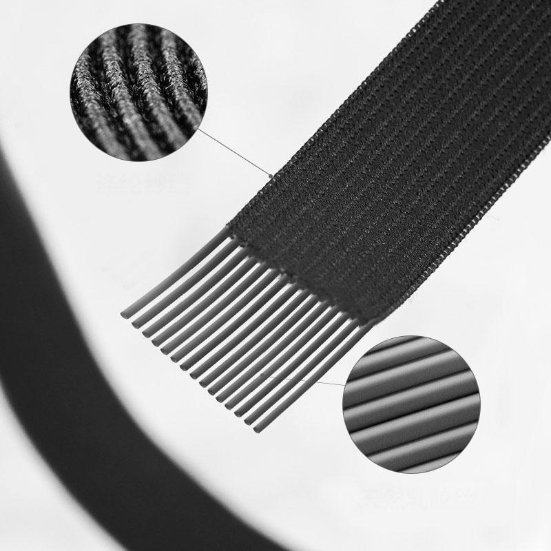 10Meters Sewing Elastic Band Heavy Stretch High Elasticity Knit Elastic Band for Sewing Waistband Elastic White Black
