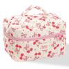3pcs Cotton Quilted Travel Makeup Bags Large Capacity Toiletry Organizer Bags Makeup Pouch for Women and Girls