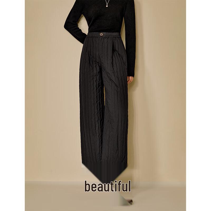 INMAN Women's Padded Straight Cotton Pants