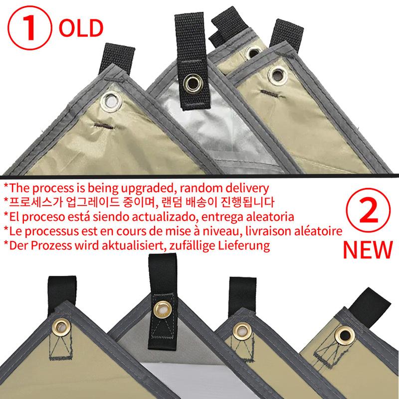 4x4m 5x3m 4x3m 3x3m Ultralight Waterproof Tarp Tent Large Camping Awning Sun Shelter Garden Canopy Outdoor Beach Shade Hiking