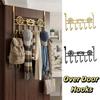 Punch-Free Door Storage Hook Space Saving Hanging Storage Rack Organizer Rack  Wall Hanger