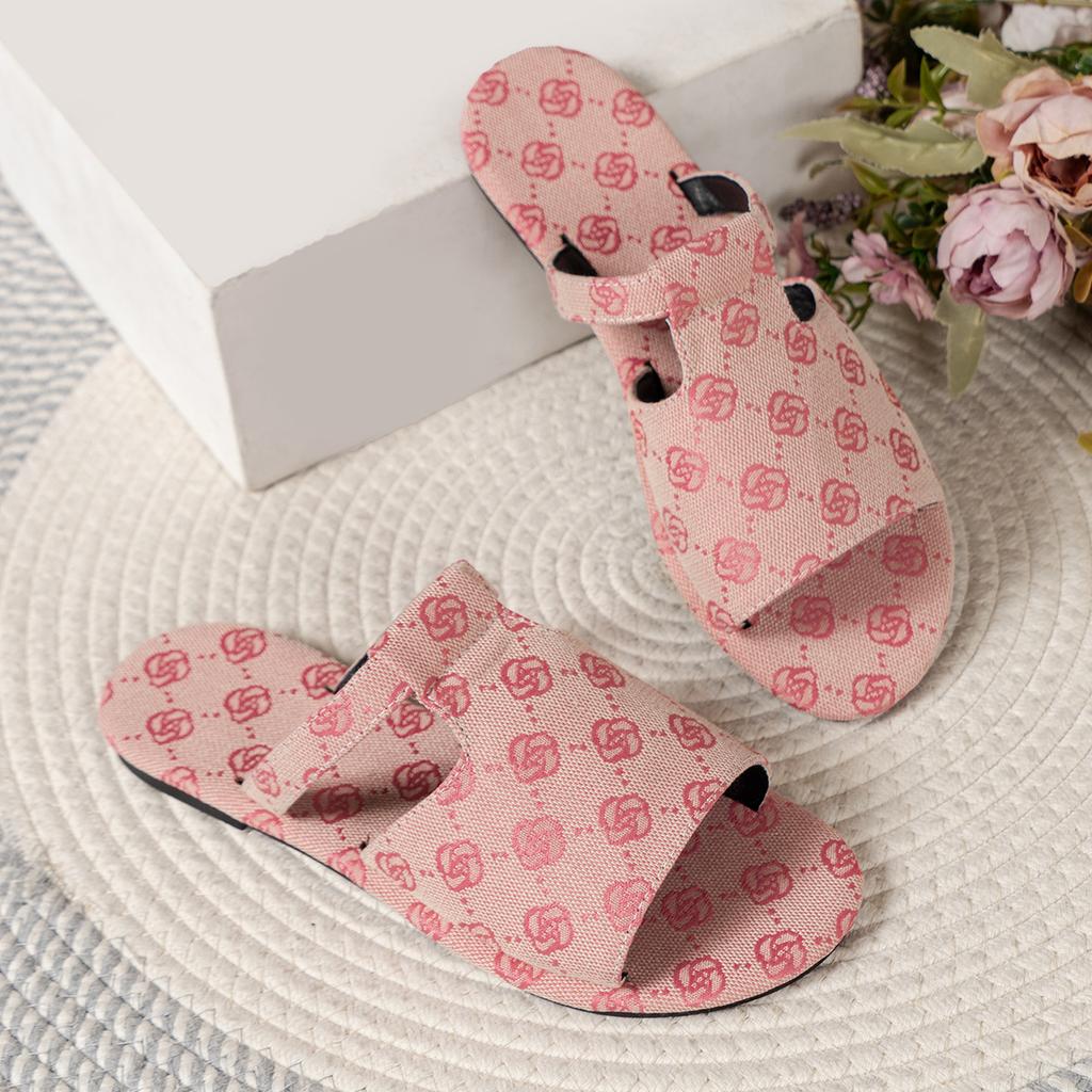 Design Ženy Dopisy Léto Ploché podpatky Pantofle Outdoor Trend Dámské Skluzavky Třpytky Dámské Plážové pantofle