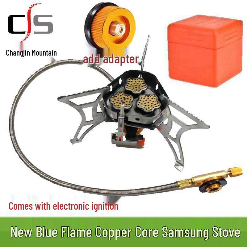 Outdoor Windproof Portable Camping Stove - High Mountain Fire Split Gas Burner